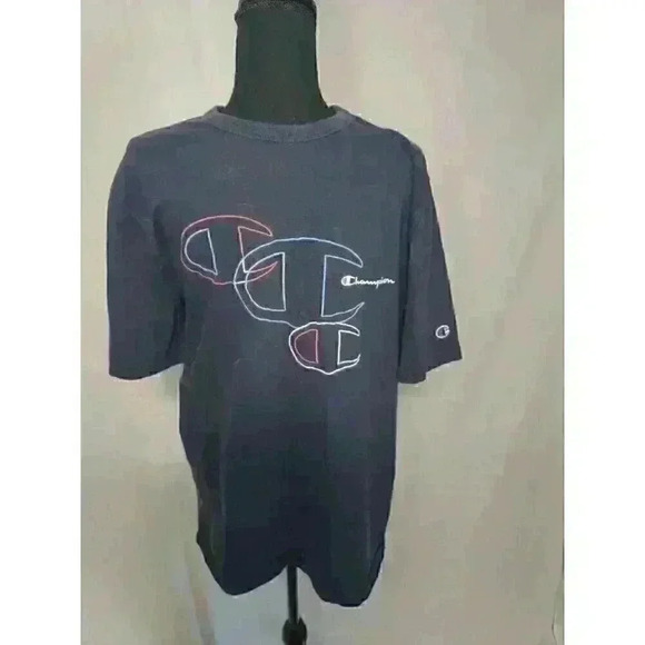 Champion Men's Classic Jersey T-Shirt, Large - Blue - Picture 1 of 3